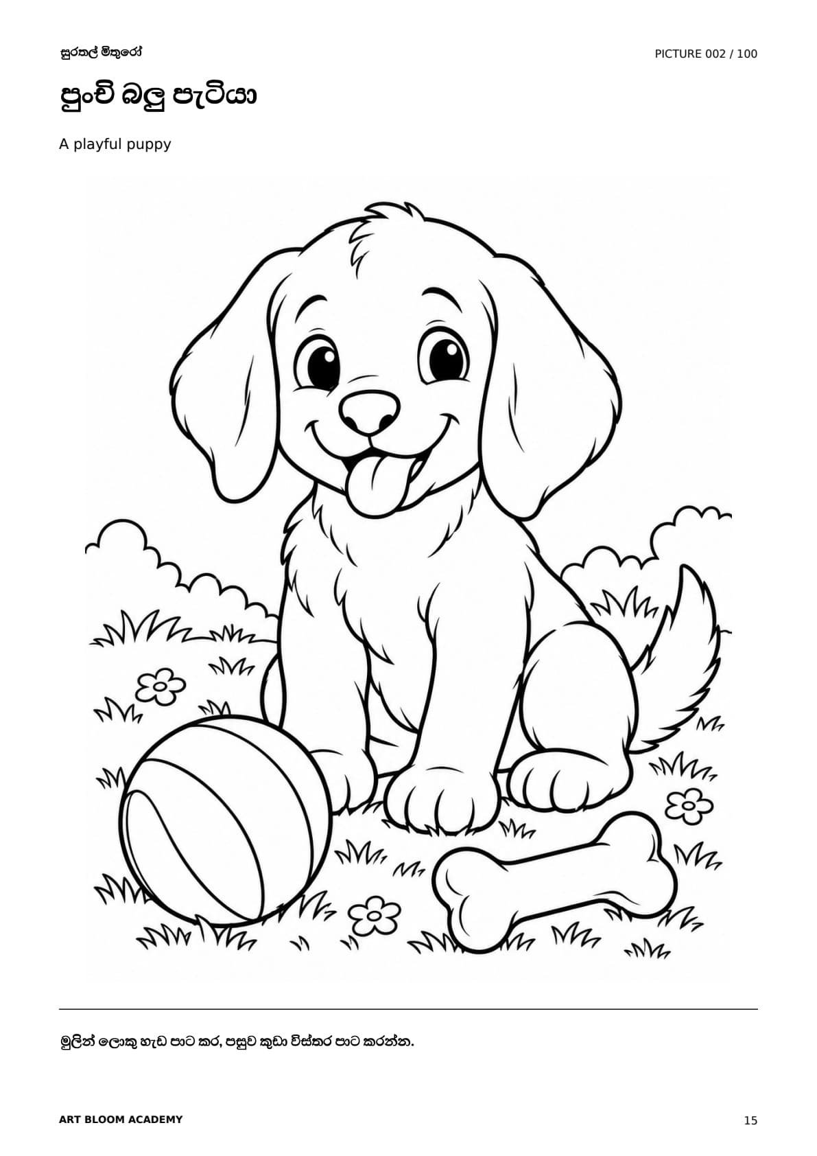 Level 1: Cute Playful Animals (නියැදි පිටුව 15)